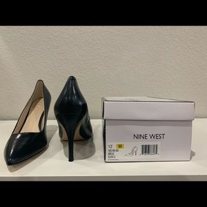 Brand new Nine West pointed toe leather heels!